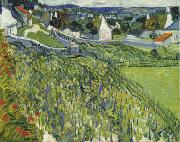 Vincent Van Gogh Vineyards at Auvers Spain oil painting reproduction